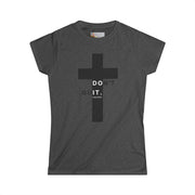 Christ Didn’t Quit – Don’t Quit Cross Tee (Luke 22:42)