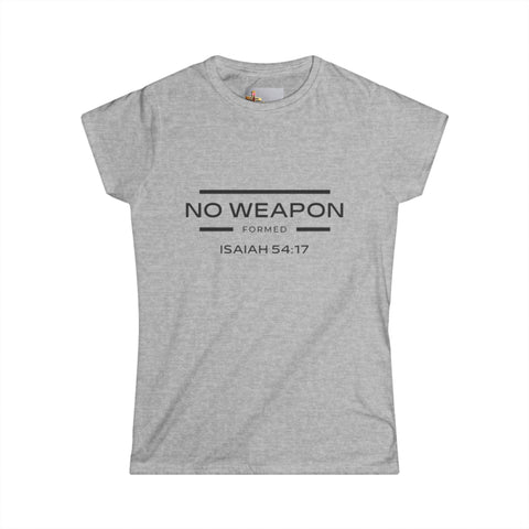 No Weapon Formed Against Me – Isaiah 54:17 Tee