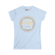 Faith Over Fear – Glitter Tee w/ Back Print (2 Timothy 1:7)