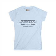 No Weapon Formed Against Me – Isaiah 54:17 Tee
