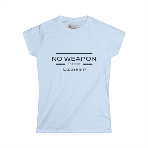 No Weapon Formed Against Me – Isaiah 54:17 Tee
