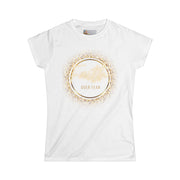 Faith Over Fear – Glitter Tee w/ Back Print (2 Timothy 1:7)