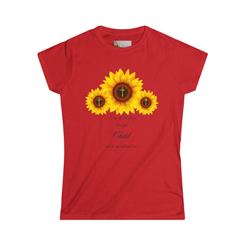 SONflower in Christ – Philippians 4:13 Tee