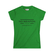 No Weapon Formed Against Me – Isaiah 54:17 Tee