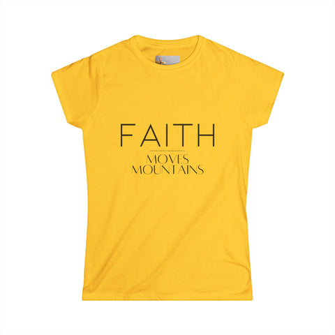 Faith Moves Mountains – Matthew 17:20 Tee