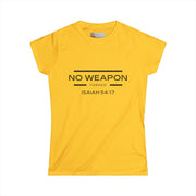 No Weapon Formed Against Me – Isaiah 54:17 Tee