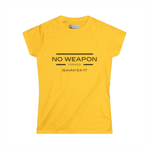 No Weapon Formed Against Me – Isaiah 54:17 Tee