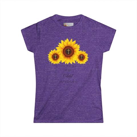 SONflower in Christ – Philippians 4:13 Tee