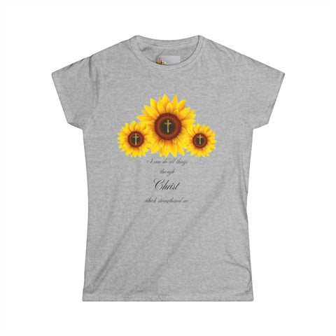 SONflower in Christ – Philippians 4:13 Tee