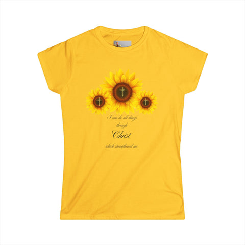 SONflower in Christ – Philippians 4:13 Tee