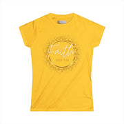 Faith Over Fear – Glitter Tee w/ Back Print (2 Timothy 1:7)