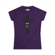 Christ Didn’t Quit – Don’t Quit Cross Tee (Luke 22:42)