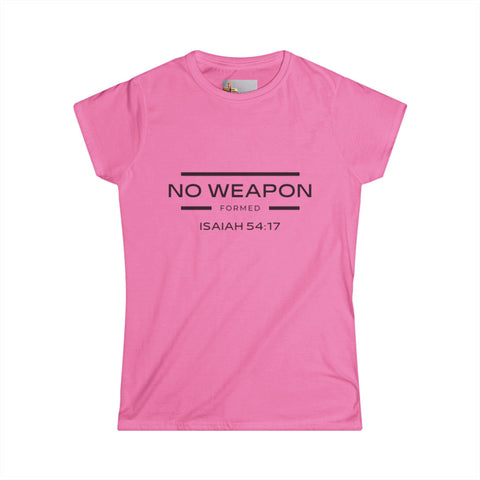 No Weapon Formed Against Me – Isaiah 54:17 Tee