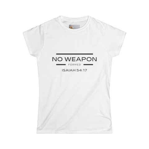 No Weapon Formed Against Me – Isaiah 54:17 Tee