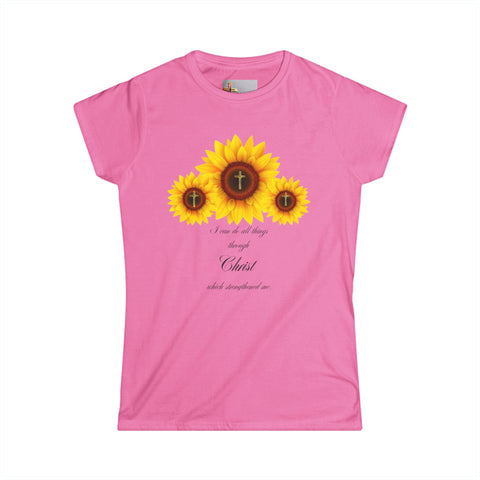 SONflower in Christ – Philippians 4:13 Tee